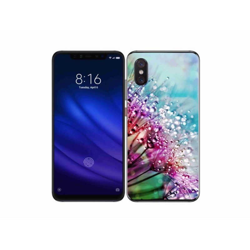 Gél borítás mmCase a Xiaomi Mi 8 Pro számára - színes virágok