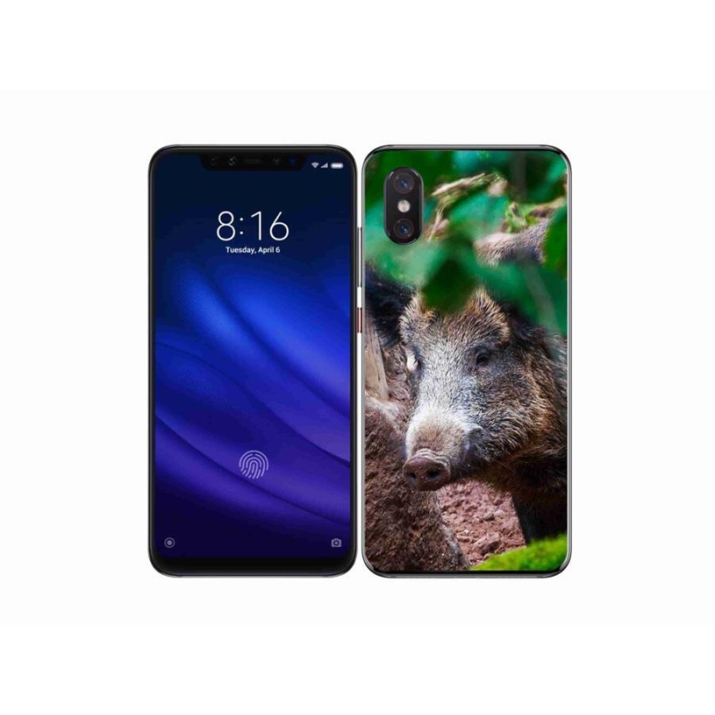 Gél borítás mmCase a Xiaomi Mi 8 Pro számára - vaddisznó
