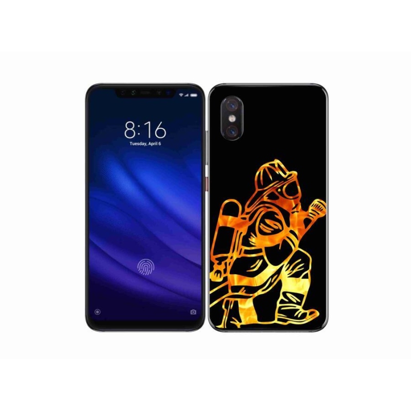 Gél borítás mmCase a Xiaomi Mi 8 Pro-hoz - tűzoltó 1