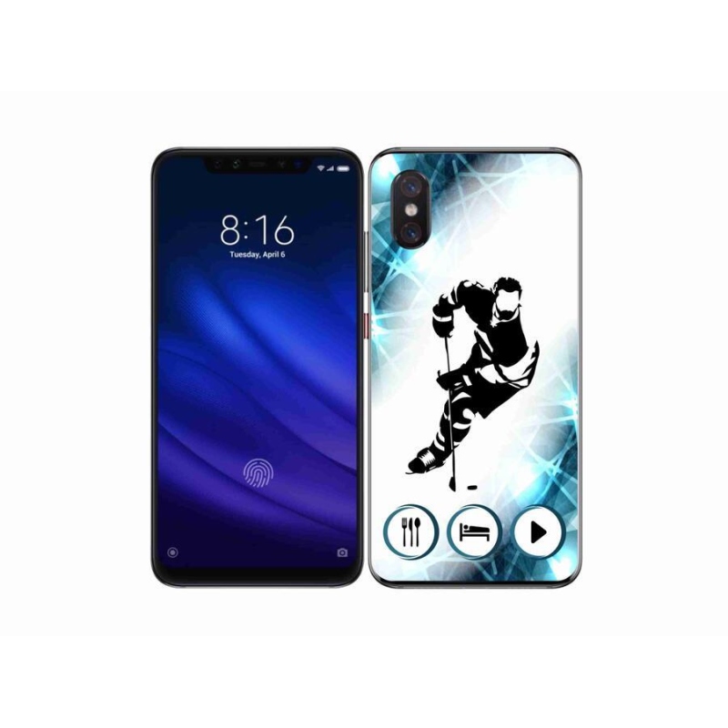 Gél borítás mmCase a Xiaomi Mi 8 Pro számára - hoki 1