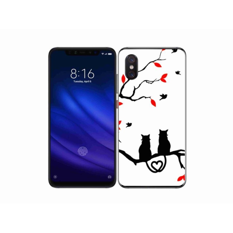 Gél borítás mmCase a Xiaomi Mi 8 Pro számára - macskaszerelem