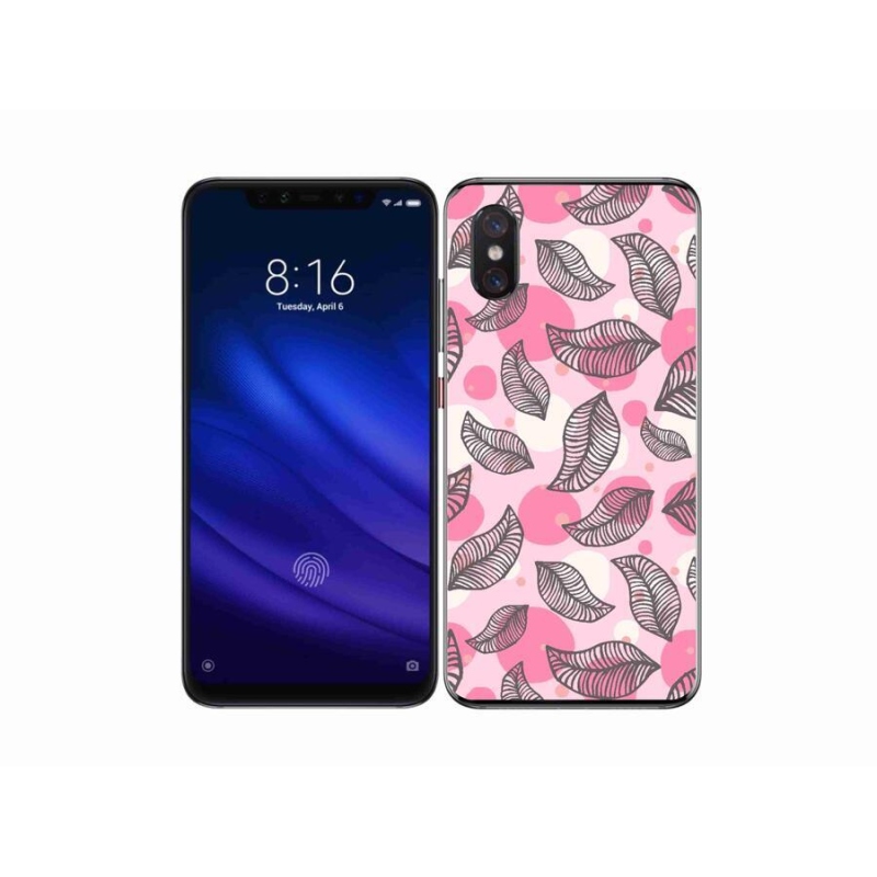 Gél borítás mmCase a Xiaomi Mi 8 Pro-hoz - rajzfilmes hulló levelek