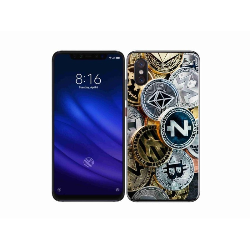 Gél borítás mmCase a Xiaomi Mi 8 Pro számára - kriptovaluták
