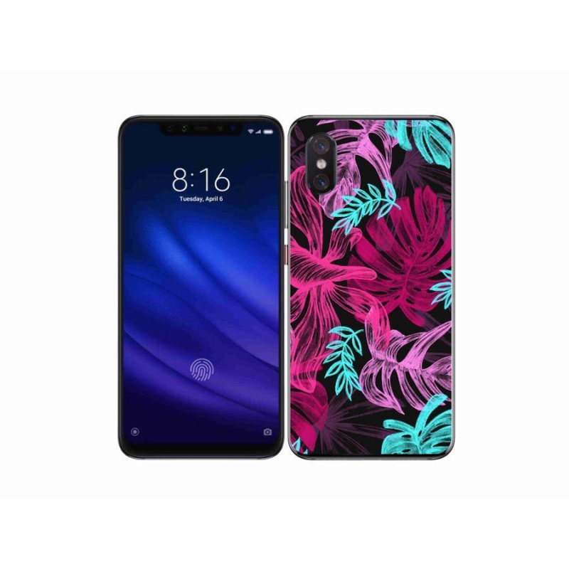 Gél borítás mmCase a Xiaomi Mi 8 Pro számára - virágok 1