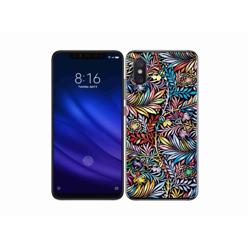 Gél borítás mmCase a Xiaomi Mi 8 Pro számára - virágok 5