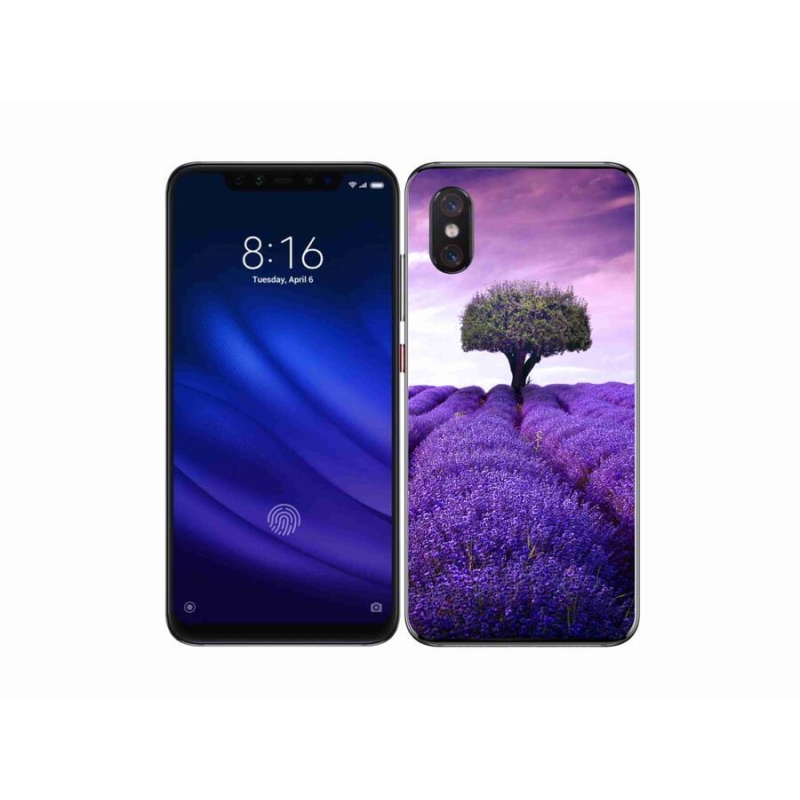Gél borítás mmCase a Xiaomi Mi 8 Pro számára - levendula rét