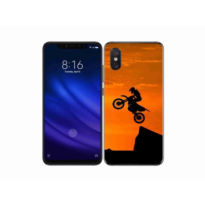 Gél borítás mmCase a Xiaomi Mi 8 Pro számára - motocross