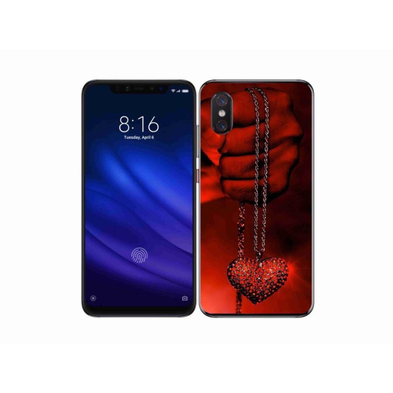 Gél borítás mmCase a Xiaomi Mi 8 Pro számára - nyaklánc