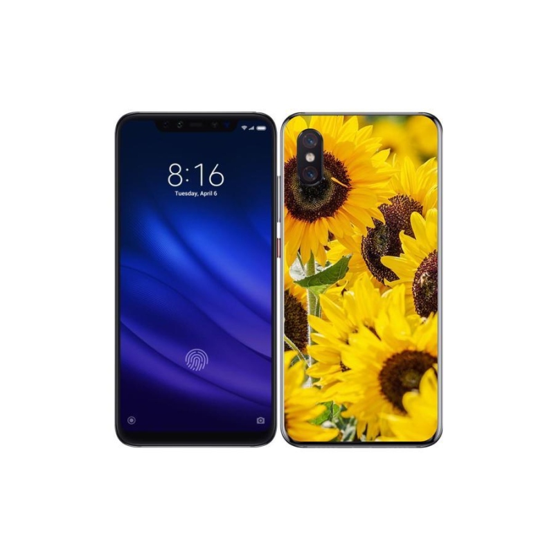 Zselés borítás mmCase a Xiaomi Mi 8 Pro-hoz - Napraforgó