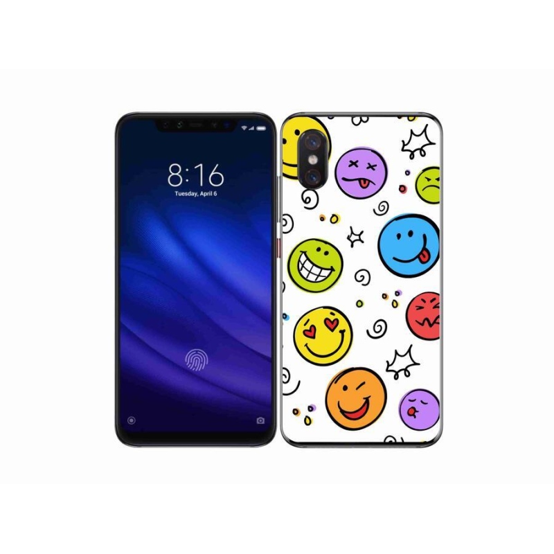 Gél borítás mmCase a Xiaomi Mi 8 Pro készülékhez - smiley-k