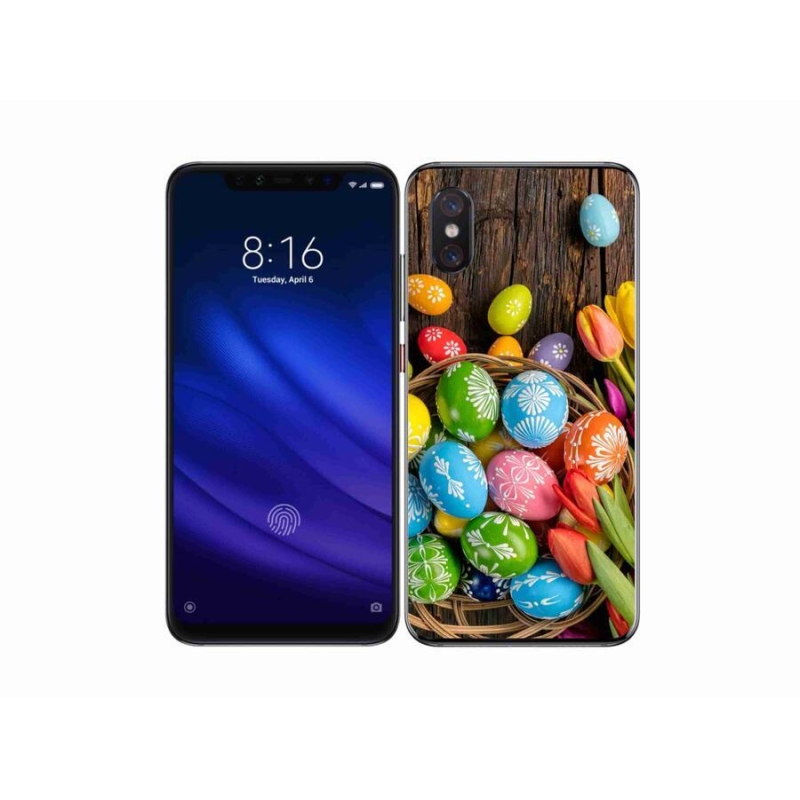 Gél borítás mmCase a Xiaomi Mi 8 Pro számára - Húsvéti tojások