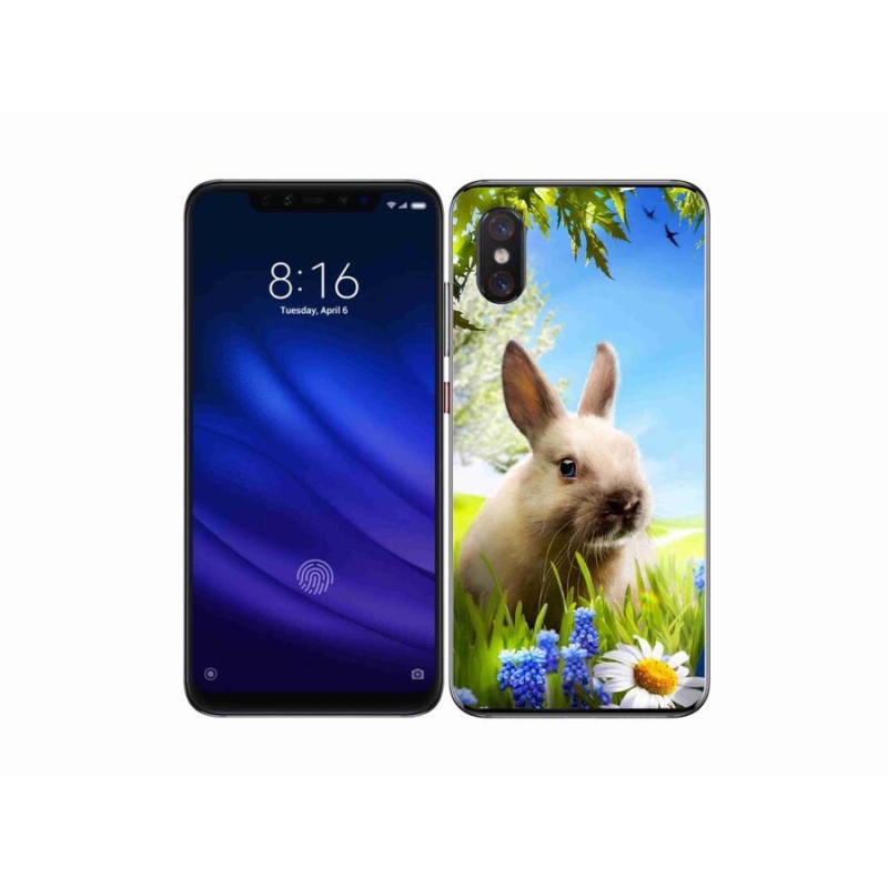 Gél borítás mmCase a Xiaomi Mi 8 Pro készülékhez - nyuszi