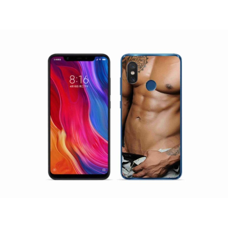 Gél borítás mmCase a Xiaomi Mi 8-hoz - szexi férfi