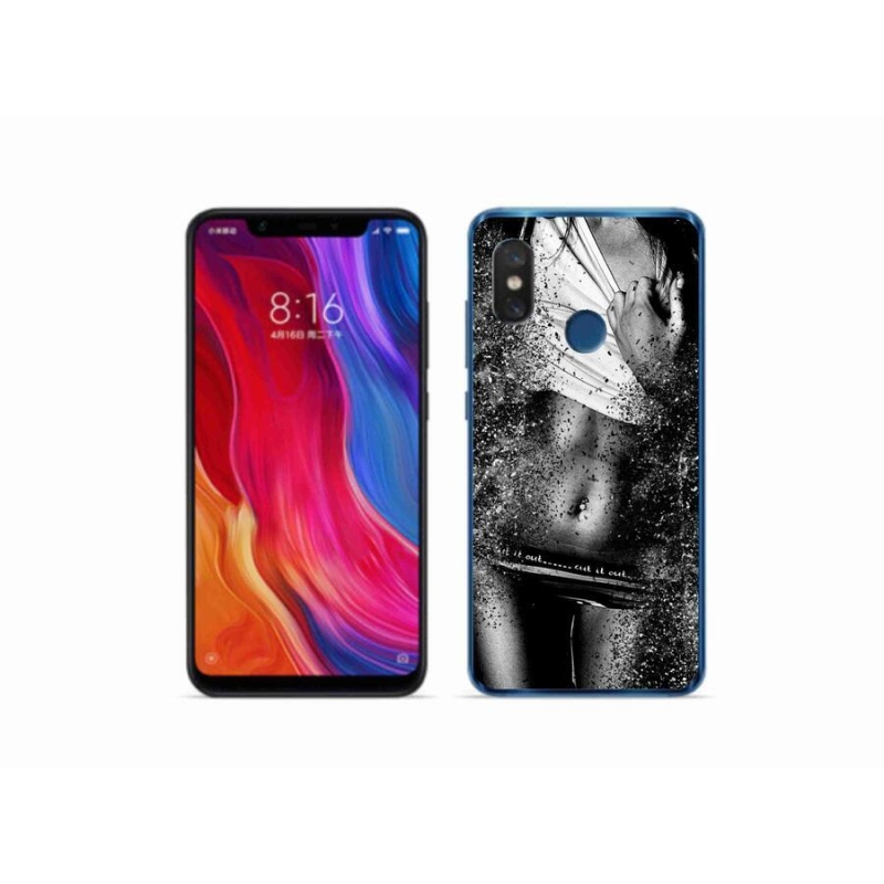 Gél borítás mmCase a Xiaomi Mi 8-hoz - szexi nő 1