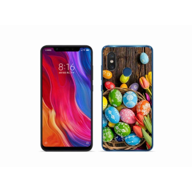 Gél borítás mmCase a Xiaomi Mi 8-hoz - Húsvéti tojás