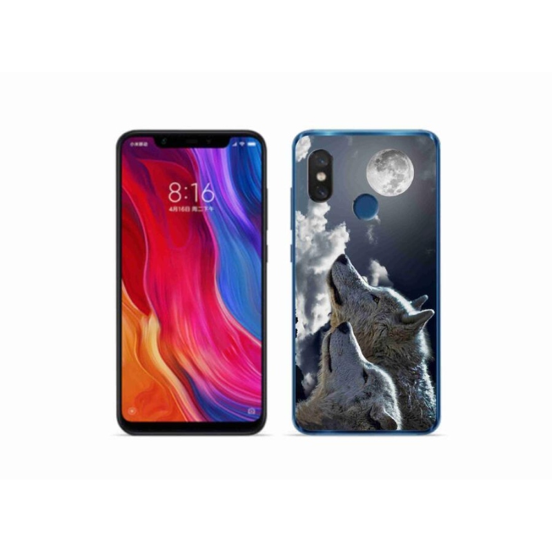 Gél borítás mmCase a Xiaomi Mi 8-hoz - farkasok