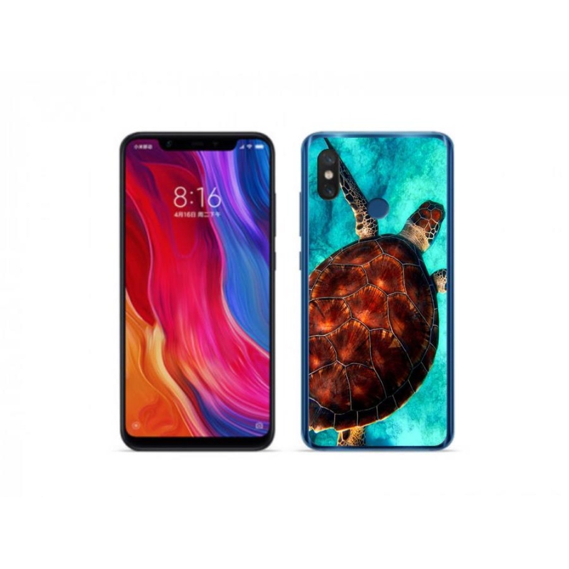 Gél borítás mmCase a Xiaomi Mi 8-hoz - teknősbéka