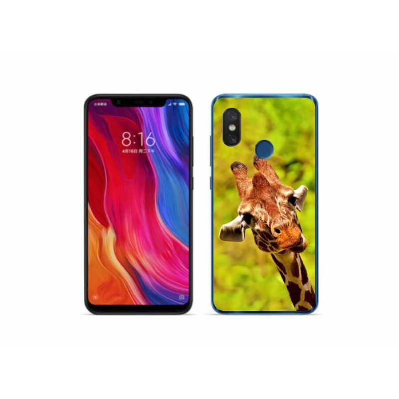 Gél borítás mmCase a Xiaomi Mi 8-hoz - zsiráf