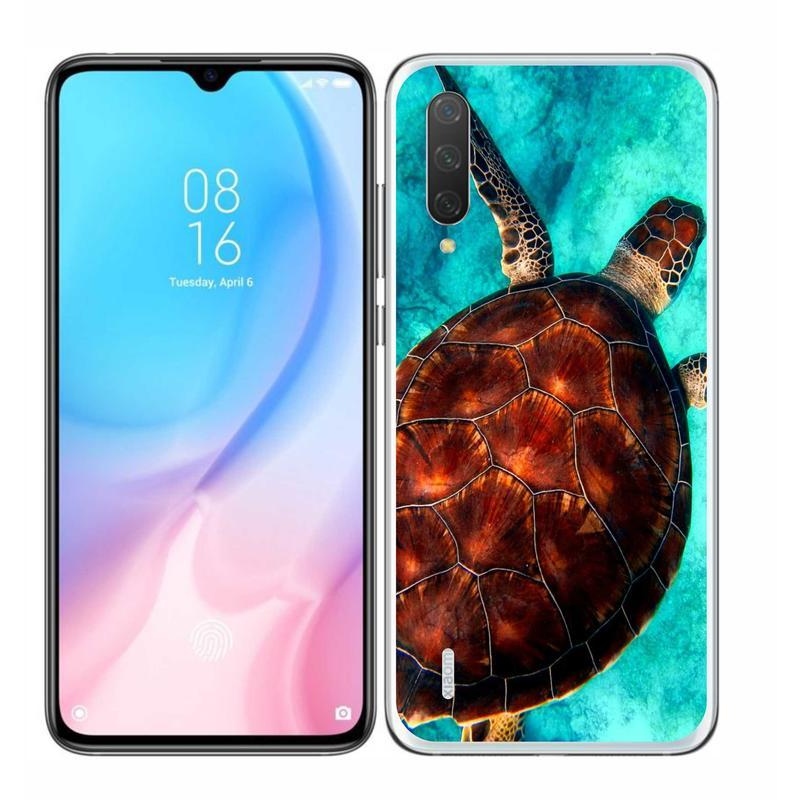 Gél borítás mmCase a Xiaomi Mi 9 Lite készülékhez - teknősbéka