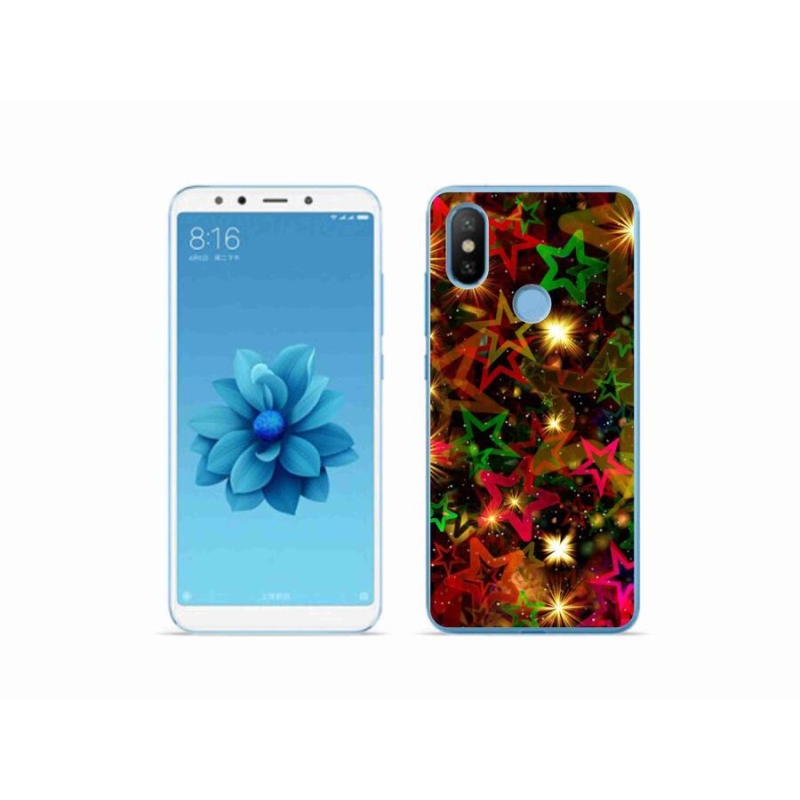 Gél borítás mmCase a Xiaomi Mi A2-hez - színes csillagok