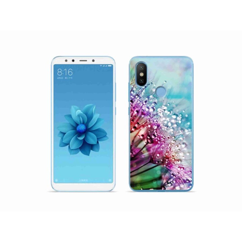 Gél borítás mmCase a Xiaomi Mi A2-hez - színes virágok
