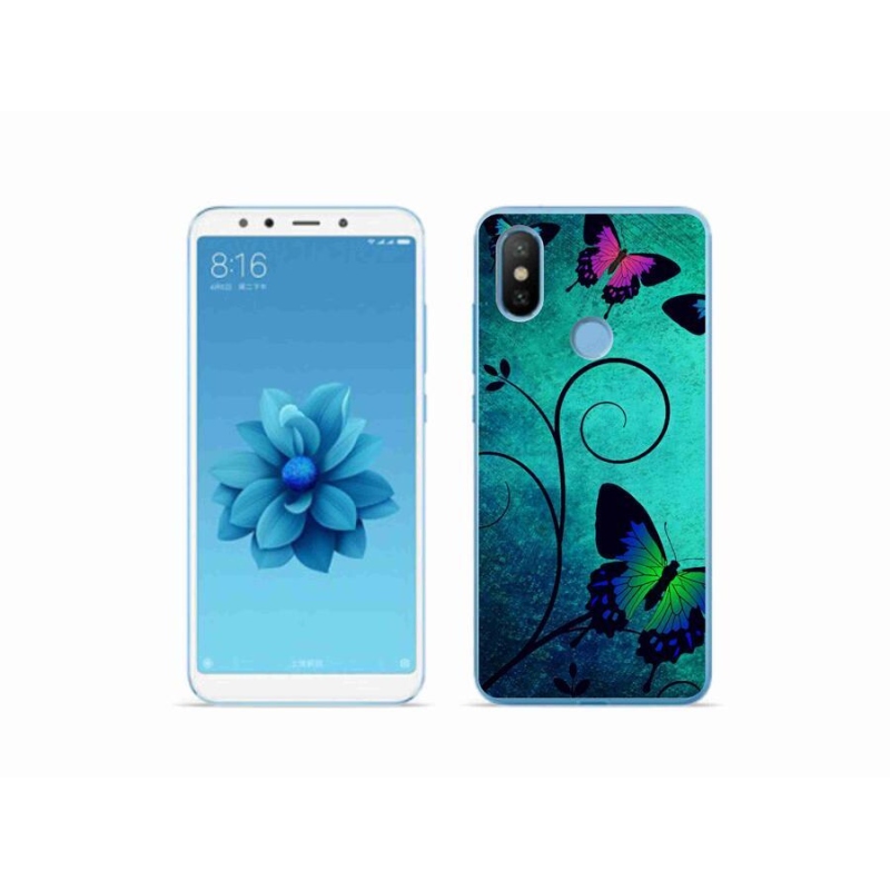 Gél borítás mmCase a Xiaomi Mi A2-hez - színes pillangók