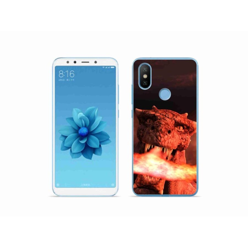 Gél borítás mmCase a Xiaomi Mi A2-hez - sárkány