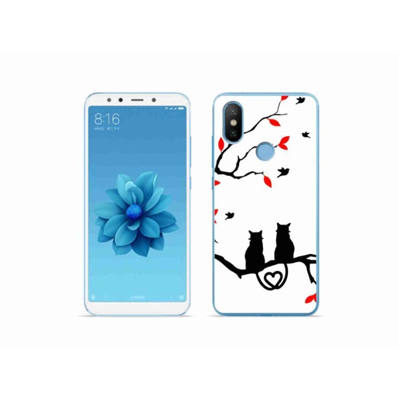 Gél borítás mmCase a Xiaomi Mi A2-hez - macska szeretet