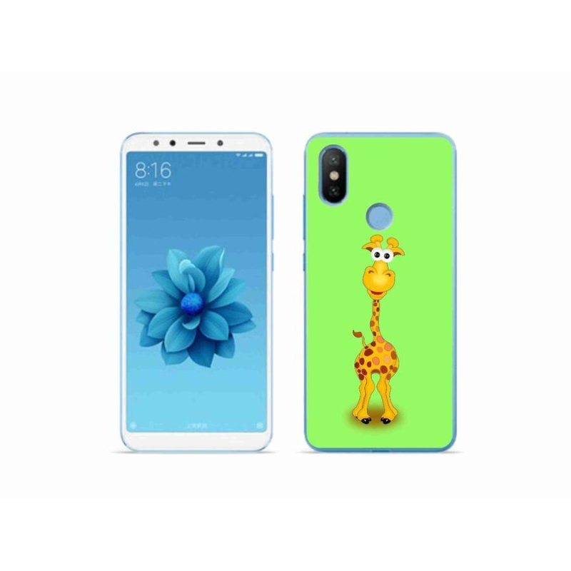 Gél borítás mmCase a Xiaomi Mi A2-hez - rajzfilm zsiráf