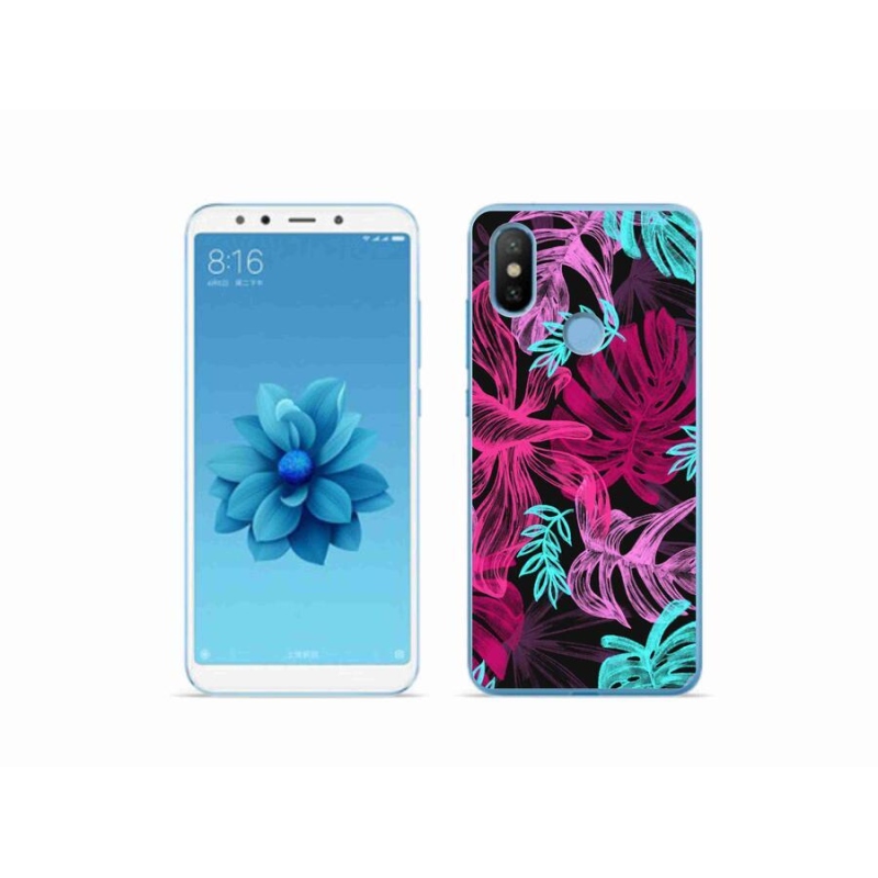 Gél borítás mmCase a Xiaomi Mi A2-hez - virágok 1