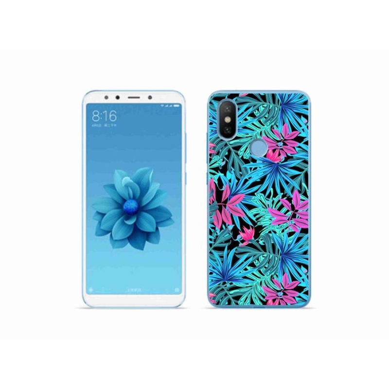 Gél borítás mmCase a Xiaomi Mi A2 - virágok 3