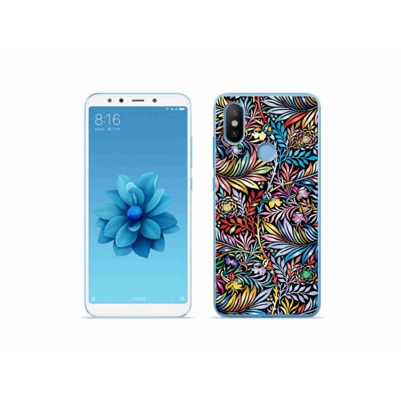 Gél borító mmCase a Xiaomi Mi A2 - virágok 5