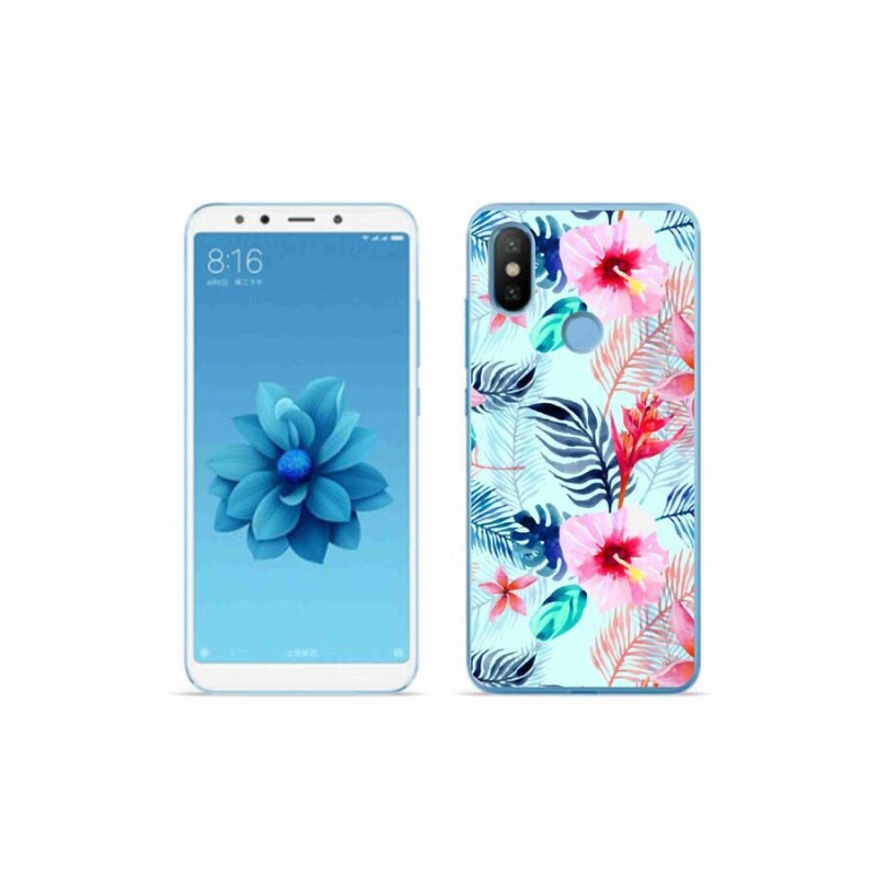 Gél borítás mmCase a Xiaomi Mi A2-hez - virágok