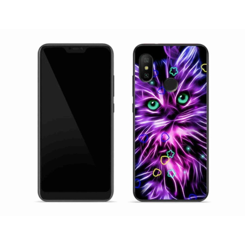Gél borítás mmCase a Xiaomi Mi A2 Lite készülékhez - absztrakt macska