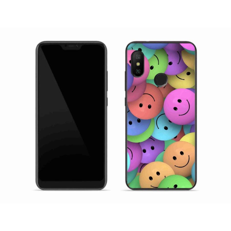 Gél borítás mmCase a Xiaomi Mi A2 Lite készülékhez - színes smiley-k