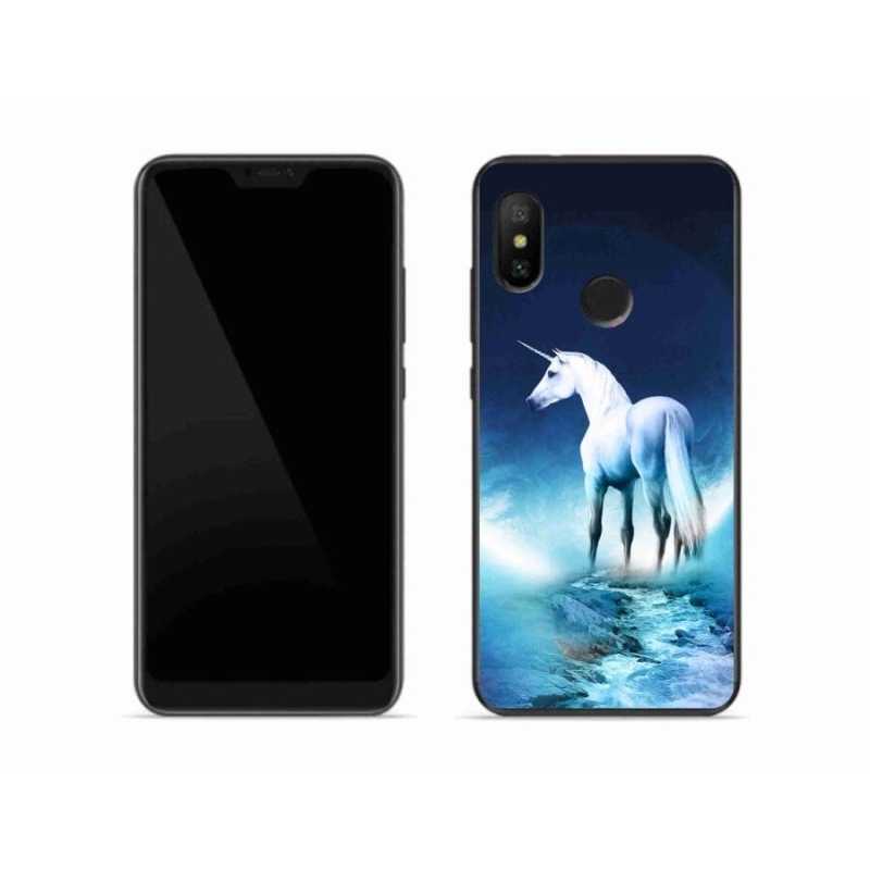 Gél borítás mmCase a Xiaomi Mi A2 Lite készülékhez - fehér egyszarvú