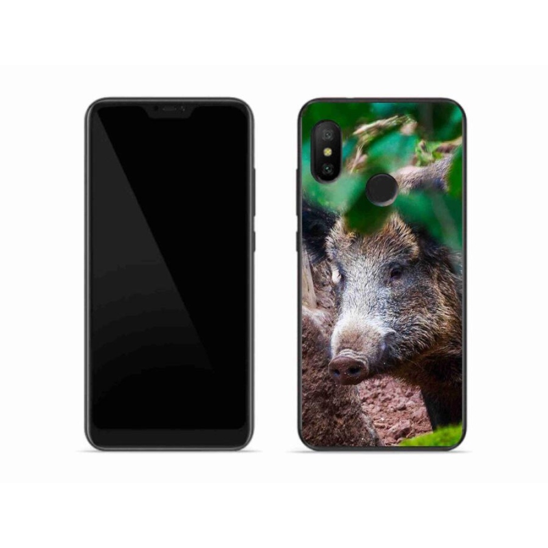 Gél borítás mmCase a Xiaomi Mi A2 Lite készülékhez - vaddisznó