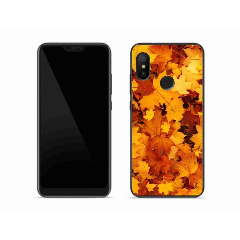 Gél borítás mmCase a Xiaomi Mi A2 Lite készülékhez - juharlevelek