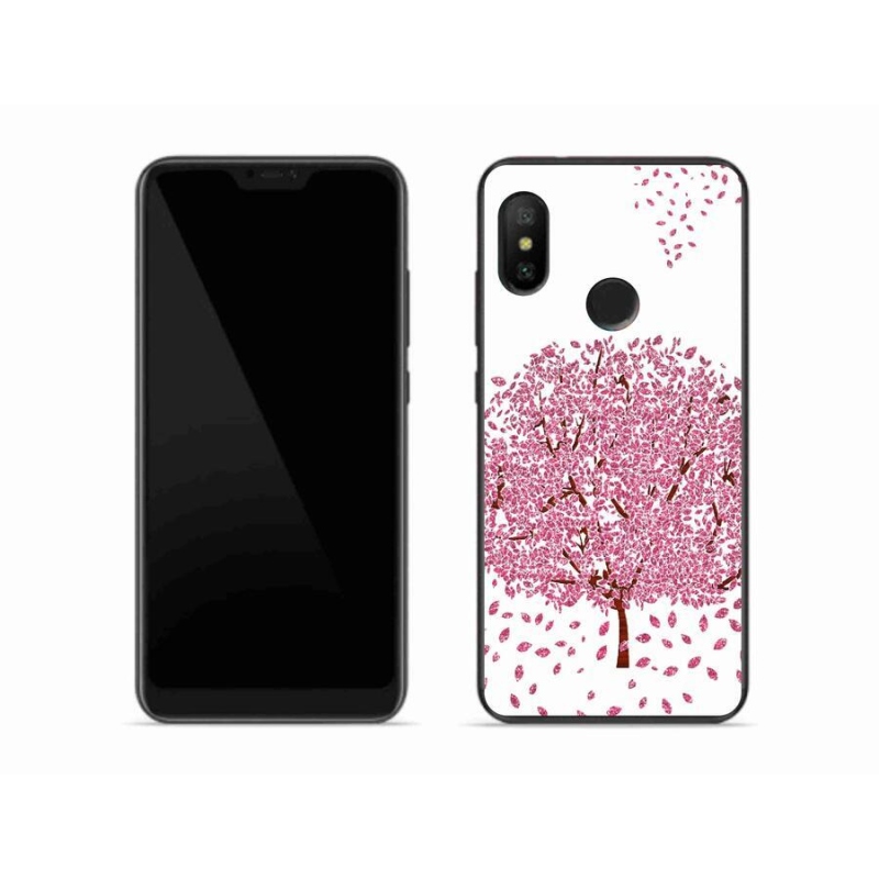 Gél borítás mmCase a Xiaomi Mi A2 Lite készülékhez - rajzfilmfa levelekkel