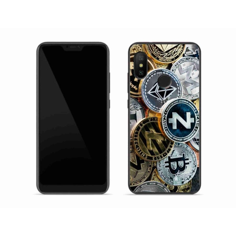 Gél borítás mmCase a Xiaomi Mi A2 Lite számára - kriptovaluták