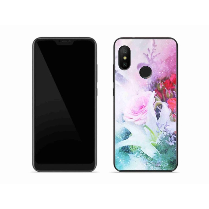 Gél borítás mmCase a Xiaomi Mi A2 Lite készülékhez - virágok 4