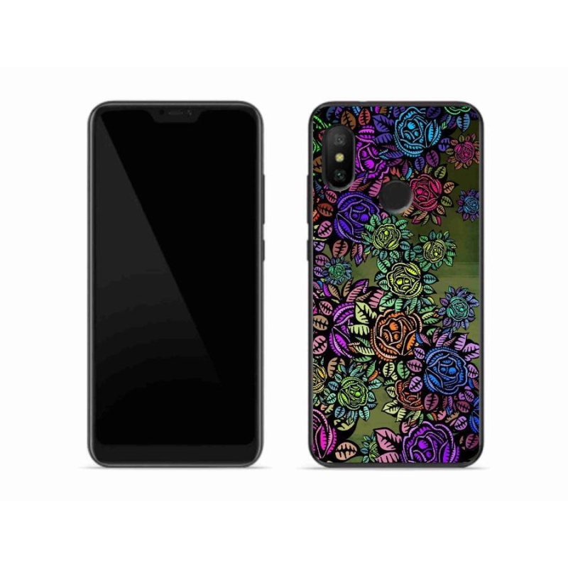 Gél borítás mmCase a Xiaomi Mi A2 Lite készülékhez - virágok 6