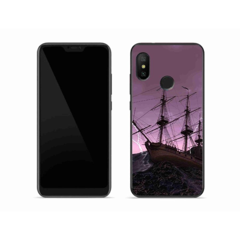 Gél borítás mmCase a Xiaomi Mi A2 Lite számára - hajó a viharban