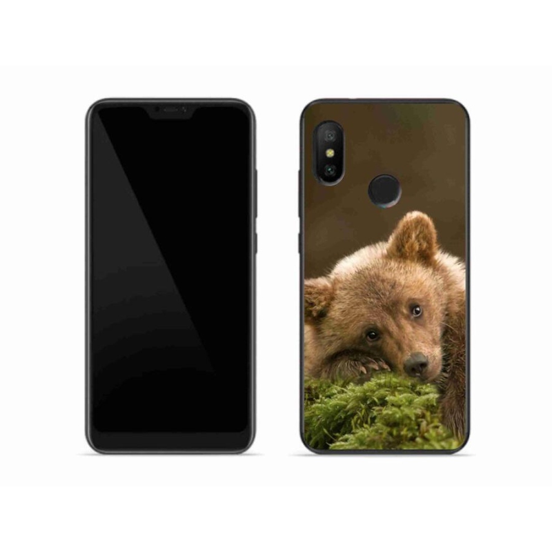 Gél borítás mmCase a Xiaomi Mi A2 Lite számára - medve