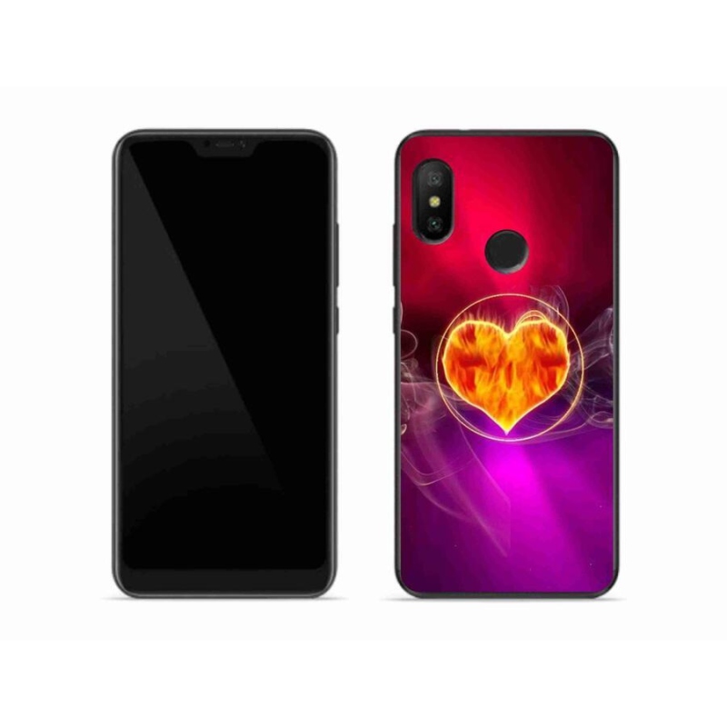 Gél borítás mmCase a Xiaomi Mi A2 Lite készülékhez - tüzes szív