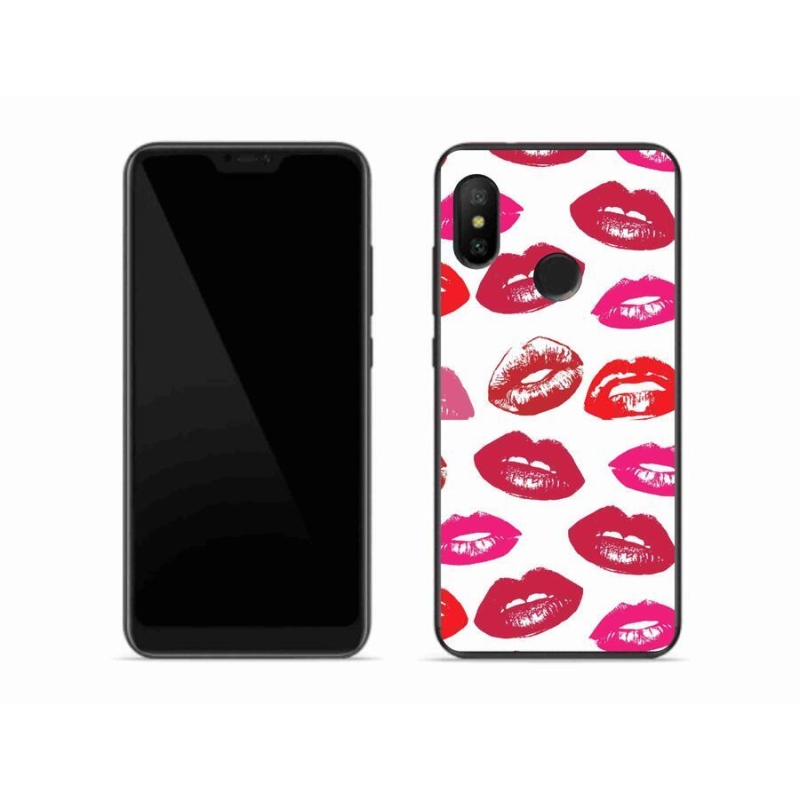 Gél borítás mmCase a Xiaomi Mi A2 Lite készülékhez - ajkak