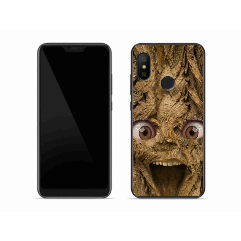 Gél borítás mmCase a Xiaomi Mi A2 Lite készülékhez - vidám fa szemekkel