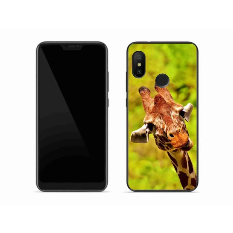 Gél borítás mmCase a Xiaomi Mi A2 Lite készülékhez - zsiráf