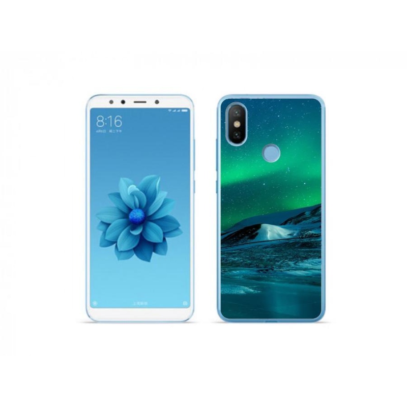 Gél borítás mmCase a Xiaomi Mi A2 készülékhez - sarki fény
