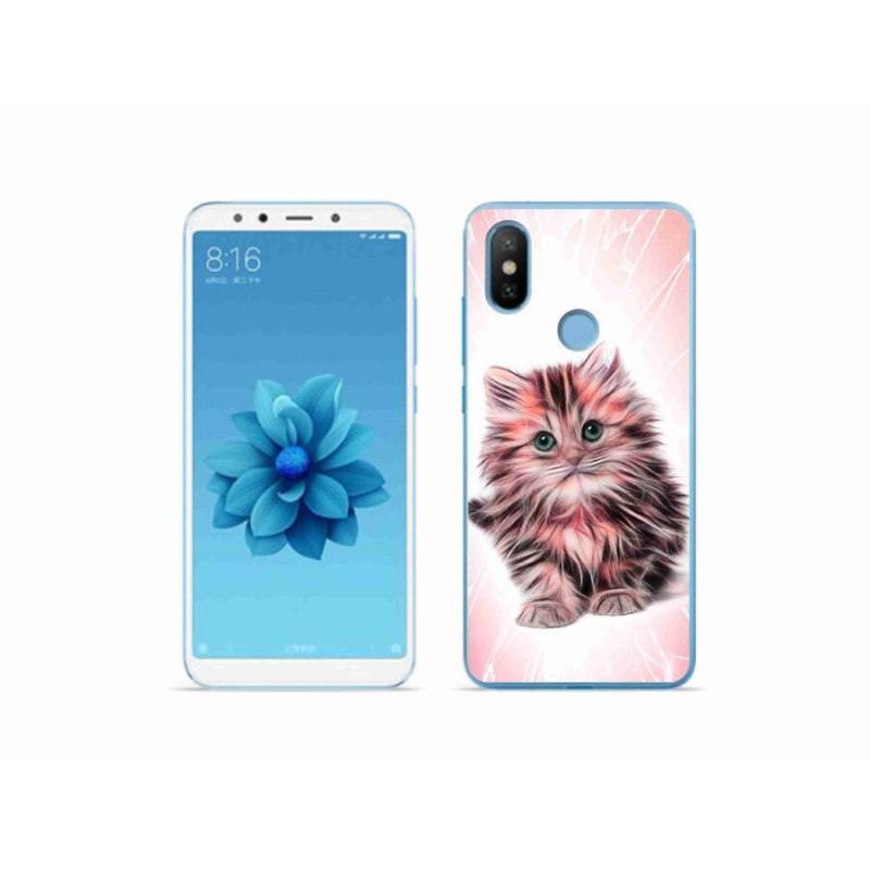 Gél borítás mmCase a Xiaomi Mi A2-hez - aranyos cica